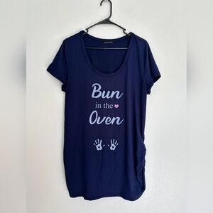 Ingrid & Isabel Navy Blue Maternity Tee